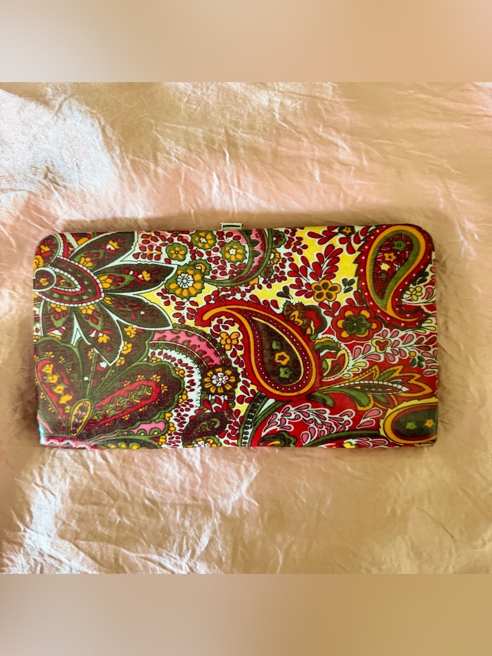 Paisley Hard Case Wallet